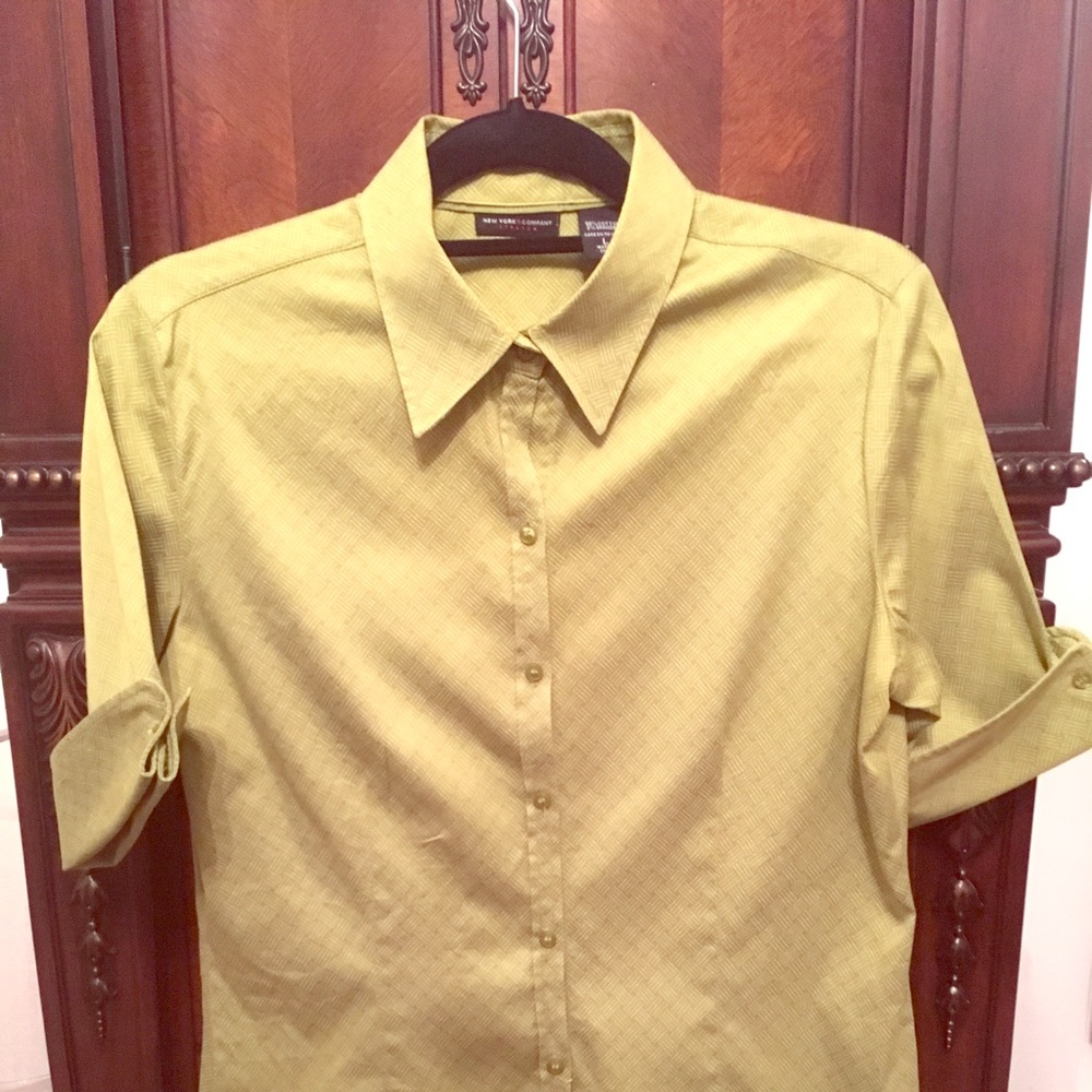Ladies Bright Green Blouse